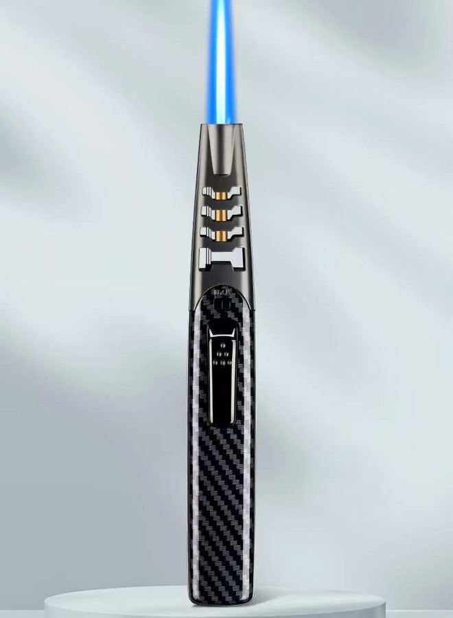 Overa Windproof Torch Adjustable Jet Flame, for Candle Camping BBQ Kitchen- Turbine Torcher - Torch Lighter Jet Flame Refillable - Not Included - Image 2